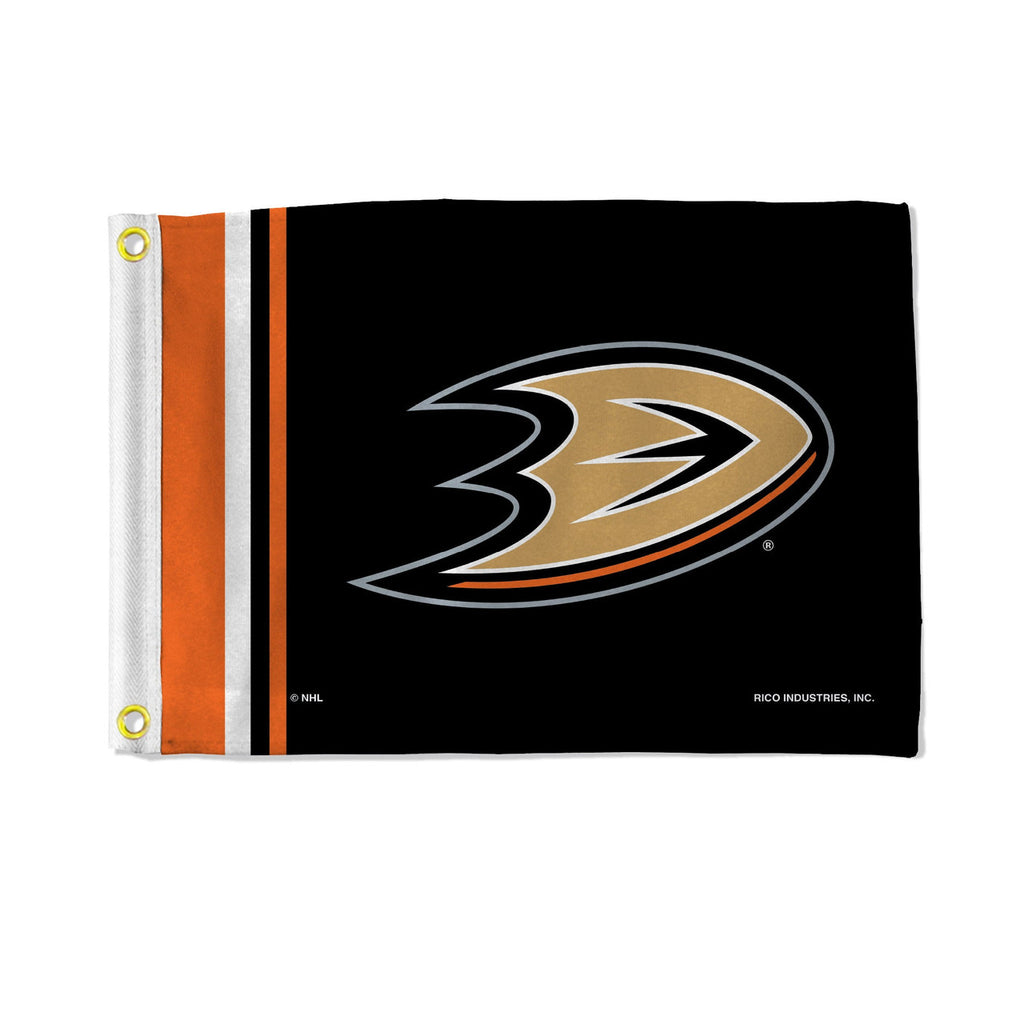 Anaheim Ducks Flag 12x17 Striped Utility - Rico Industries