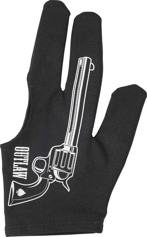 Outlaw BGLOL01 Billiard Glove  - Gun Billiard Gloves