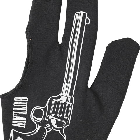 Outlaw BGLOL01 Billiard Glove  - Gun Billiard Gloves