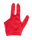 Sure Shot BGLSSL Billiard Glove - Red Billiard Gloves