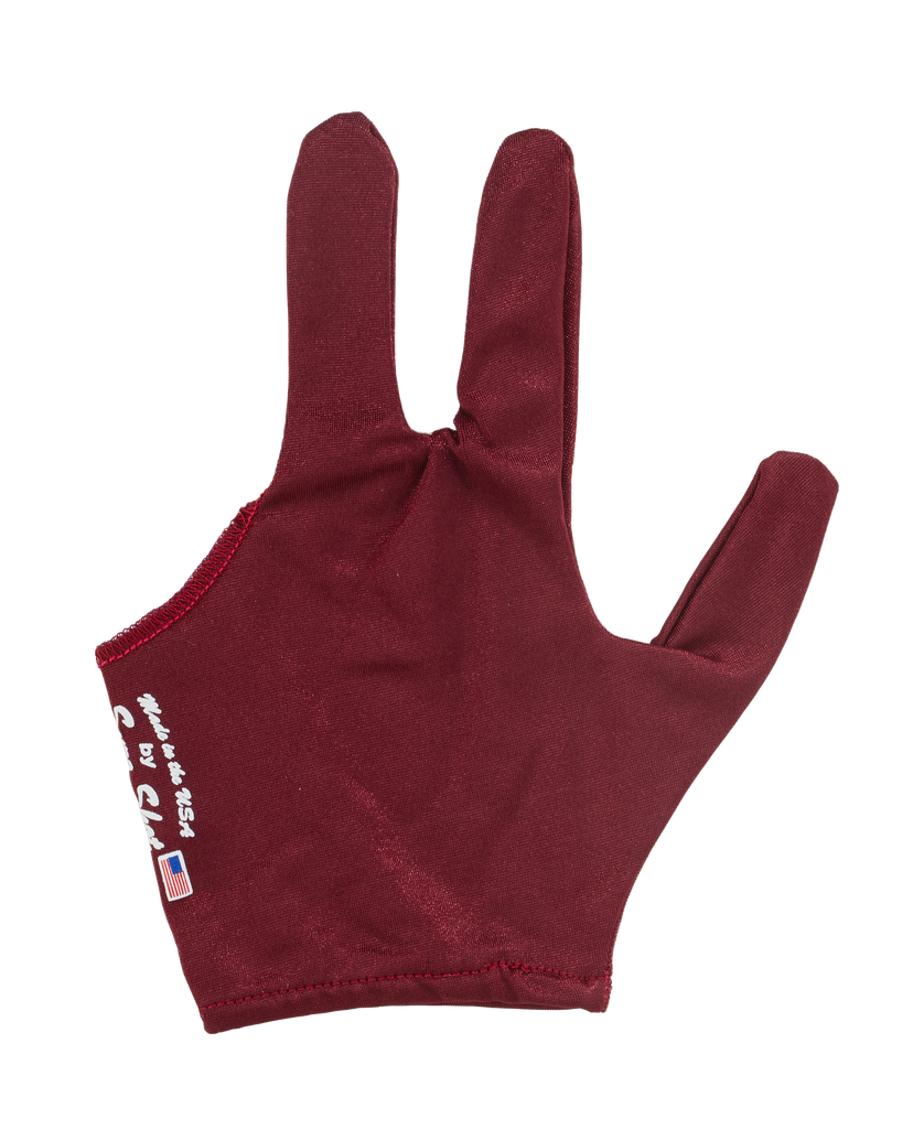 Sure Shot BGLSSM Billiard Glove - Burgundy Billiard Gloves