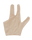 Sure Shot BGLSSM Billiard Glove - Tan Billiard Gloves