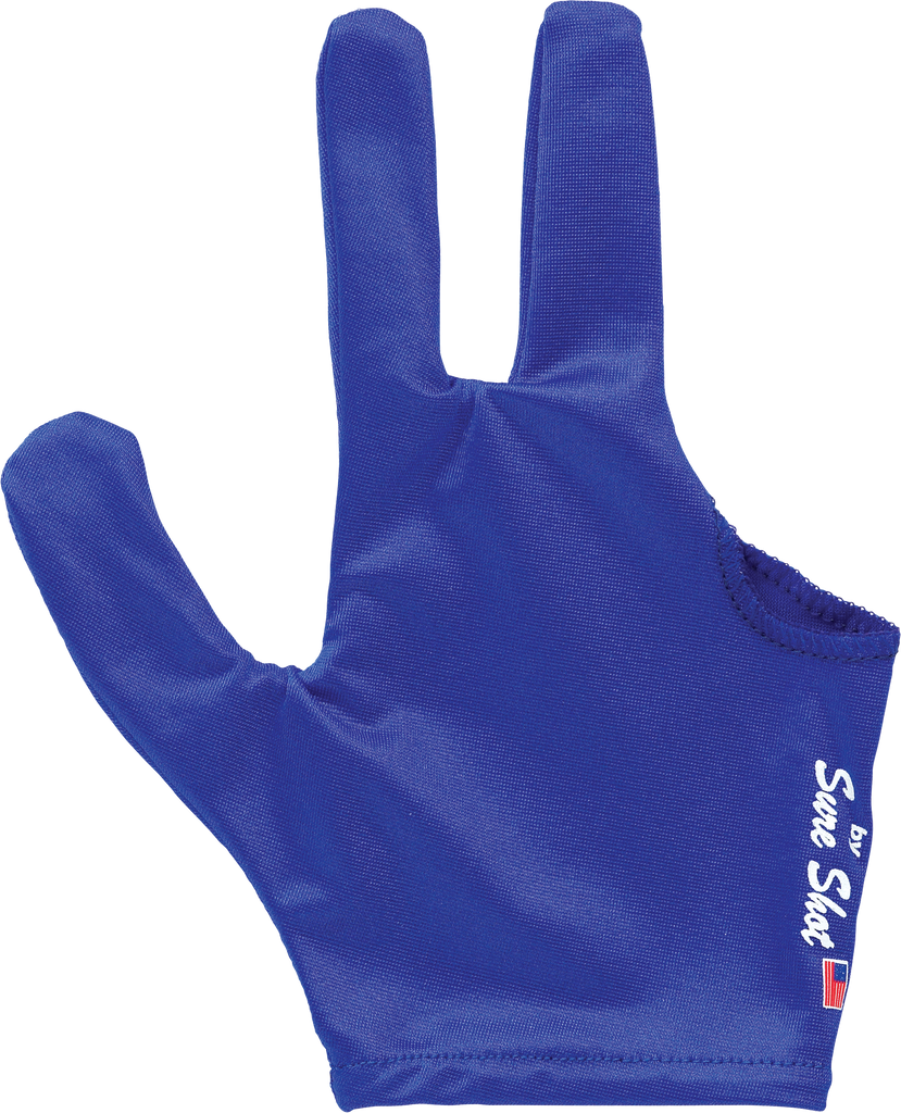 Sure Shot BGLSSS Billiard Glove - Blue Billiard Gloves