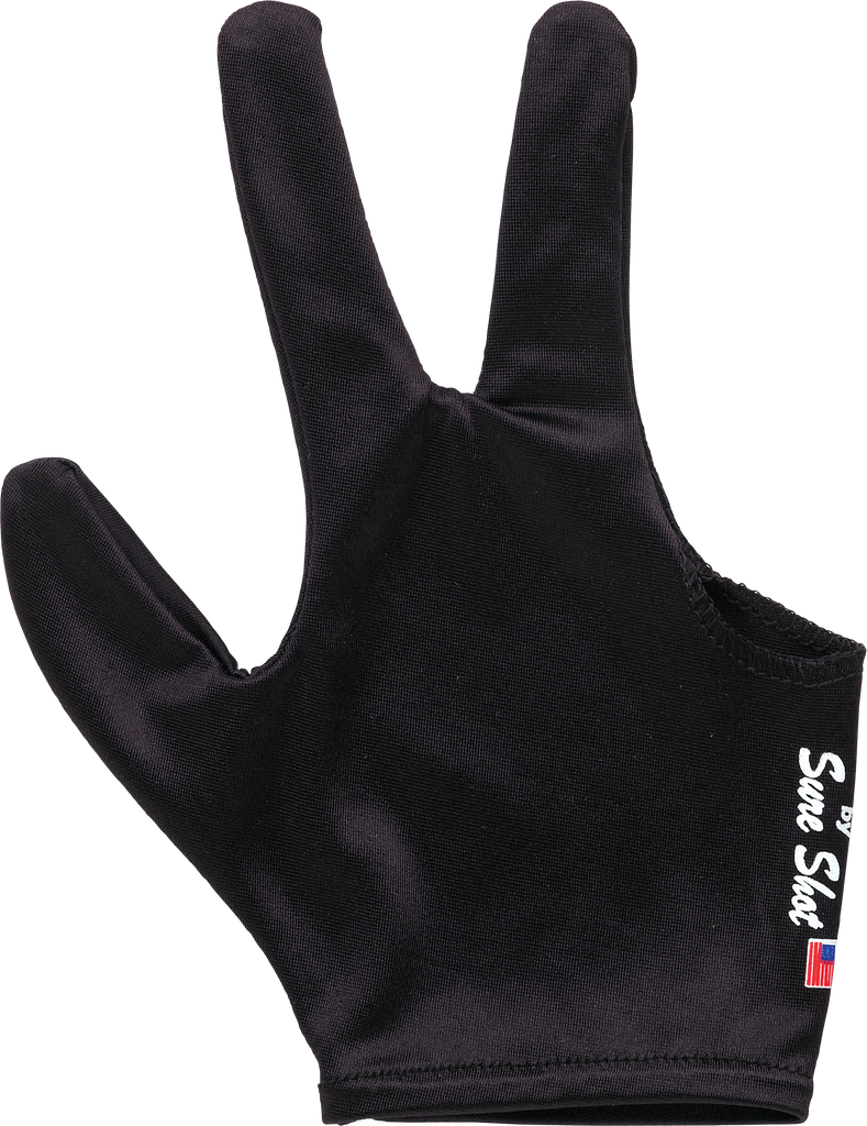 Sure Shot BGLSSX Billiard Glove - Black Billiard Gloves