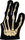 Voodoo BGLVOD Billiard Glove  - Bone_Left Billiard Gloves