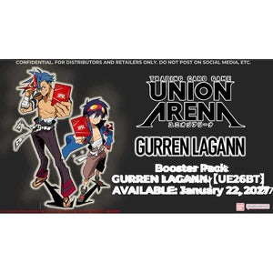 Bandai Japan -  Union Arena Card Game: Booster Pack: Gurren Lagann (Ue26bt) (16Ct) Pre-Order