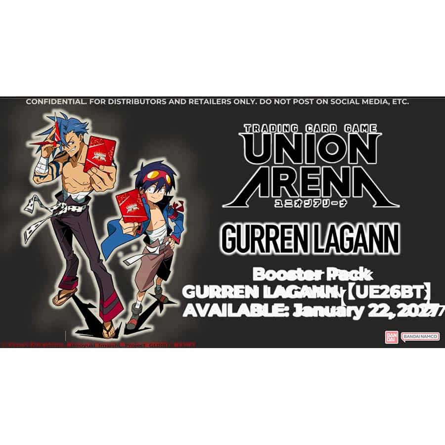 Bandai Japan -  Union Arena Card Game: Booster Pack: Gurren Lagann (Ue26bt) (16Ct) Pre-Order