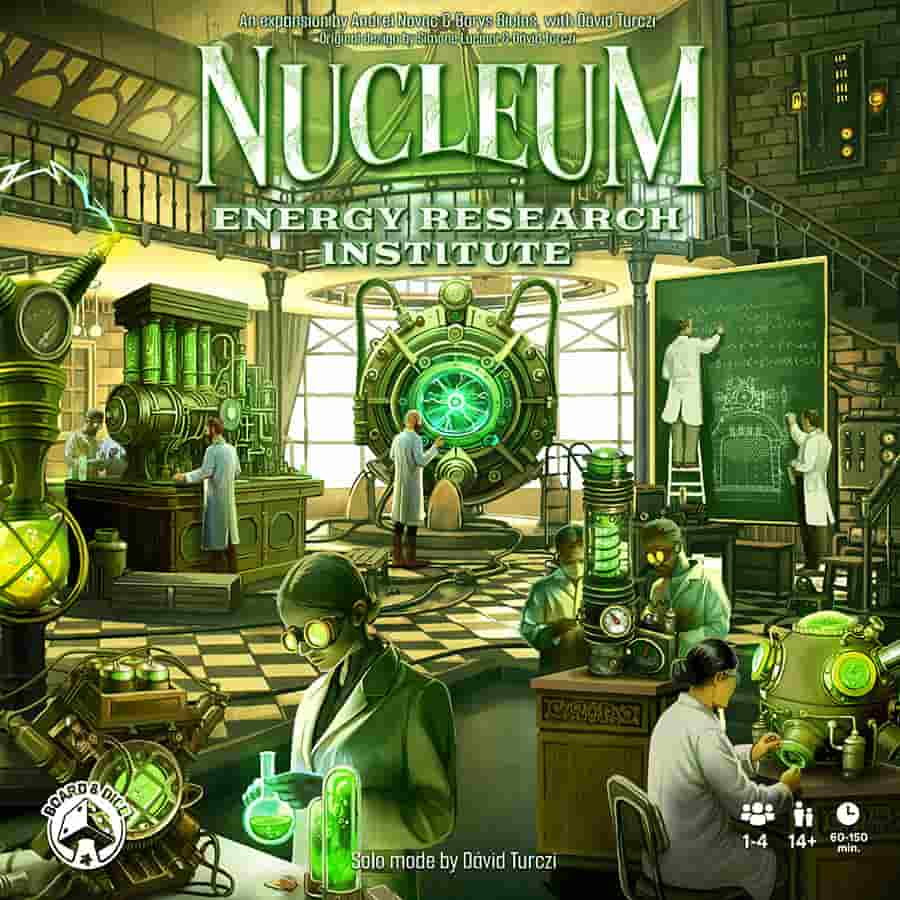 Board And Dice -  Nucleum: Energy Research Institute Expansion Pre-Order