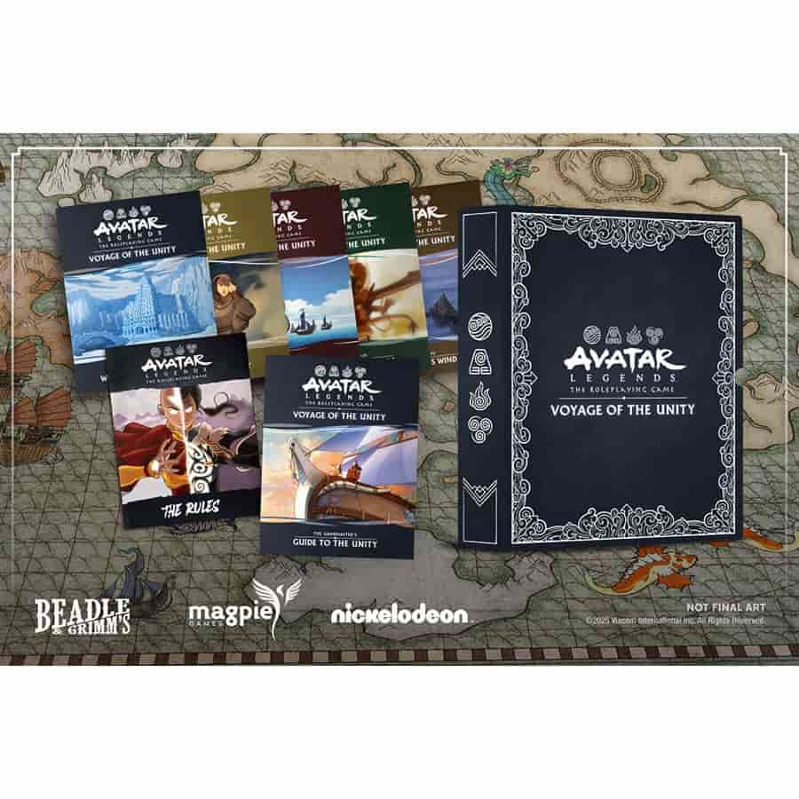 Beadle And Grimm's -  Avatar The Last Airbender - Avatar Legends Rpg: Voyage Of The Unity Pre-Order