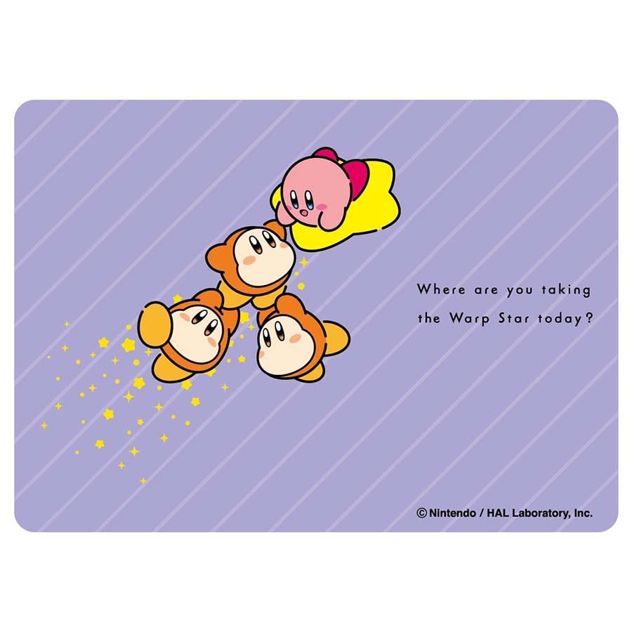 Ensky Card Sleeves: Kirby Play With Waddle Dee: Riding The Warp Star (En-1501) (65Ct) Pre-Order