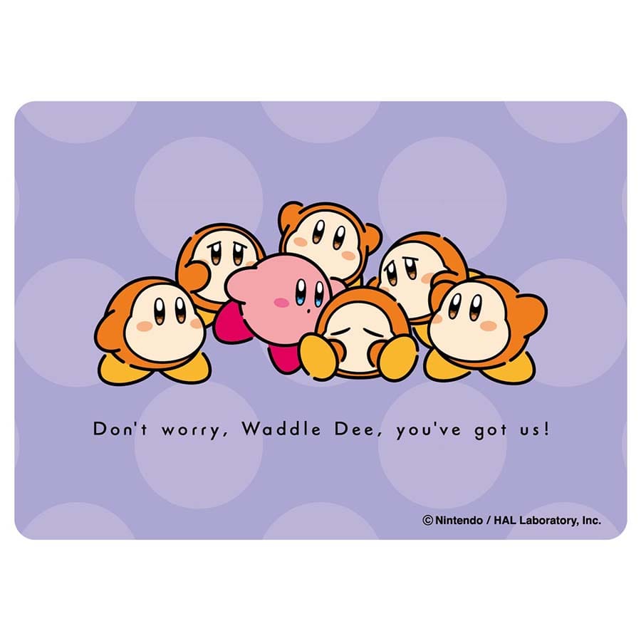 Ensky Card Sleeves: Kirby Play With Waddle Dee: It's Okay (En-1503) (65Ct) Pre-Order
