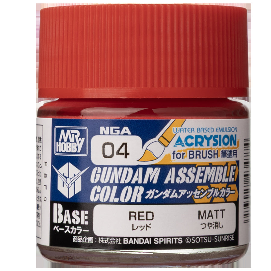 Bandai Namco -  Gundam Assemble: Color Paint: Red (6Ct) Pre-Order