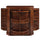 BAR CABINET W/ SPINDLE - CHESTNUT