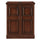 PORTABLE FOLDING BAR CABINET-CHESTNUT
