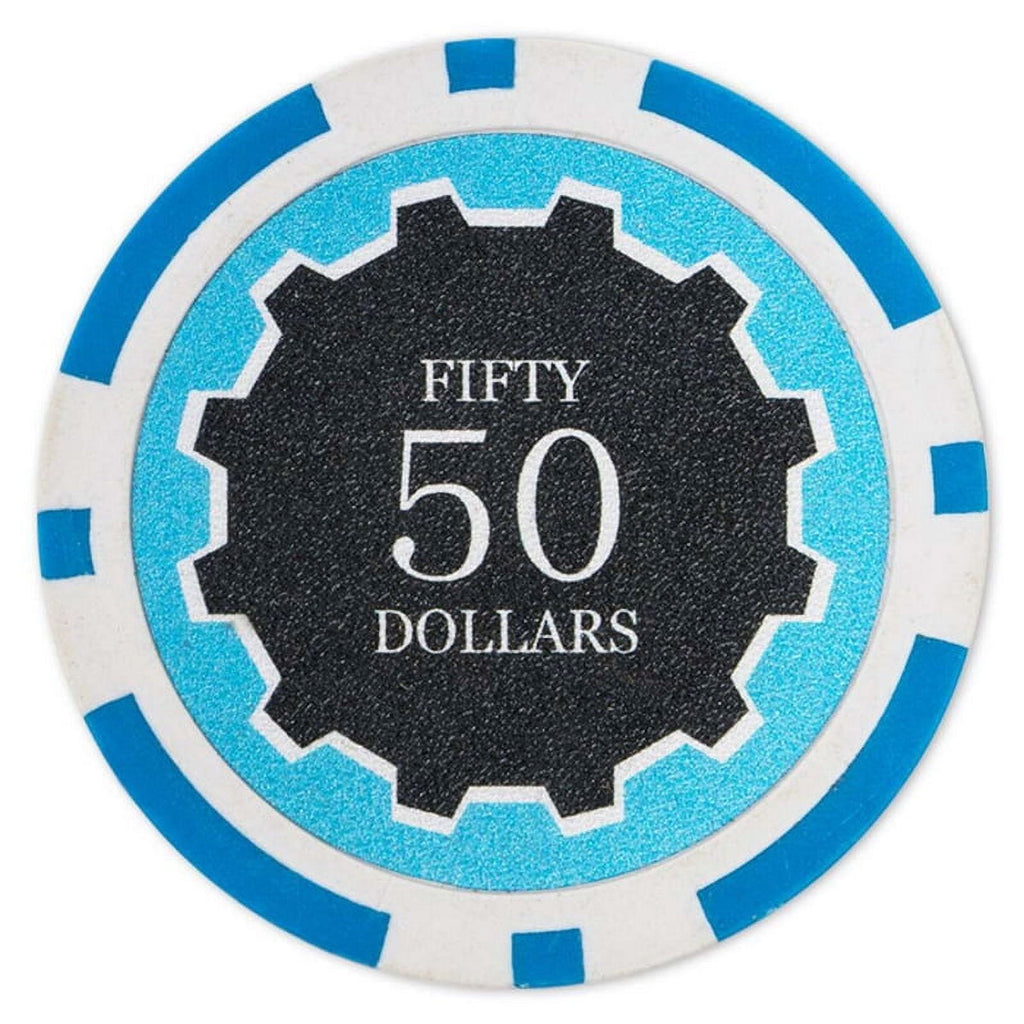Brybelly Holdings CPEC-50-25 14 g Eclipse Poker Chips - 50 Dollars  Roll of 25