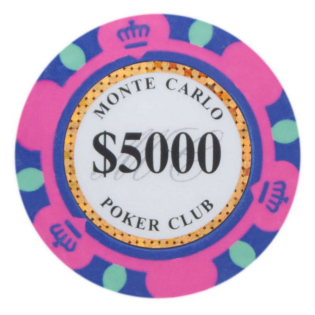 Brybelly Holdings CPMC-5000-25 14 g Monte Carlo Poker Chips - Dollar 5000  Roll Of 25