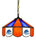 BOISE STATE 14'' SWAG HANGING LAMP - BST-140SW