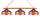 BOISE STATE 3-LIGHT GAME TABLE LIGHT - BST-380GL