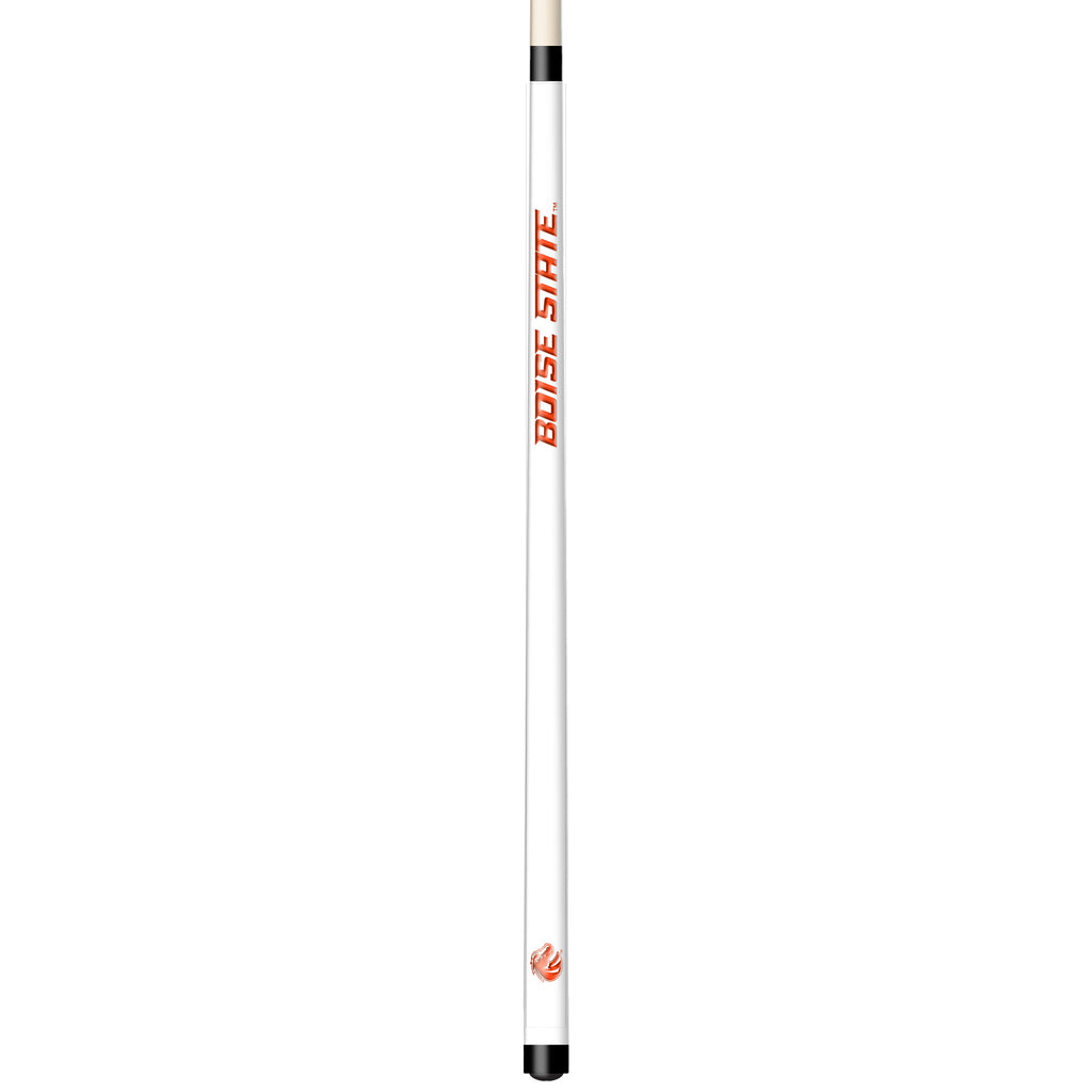 BOISE STATE ENGRAVED BILLIARD CUE WHITE / ORANGE - BSTBCE102-JR
