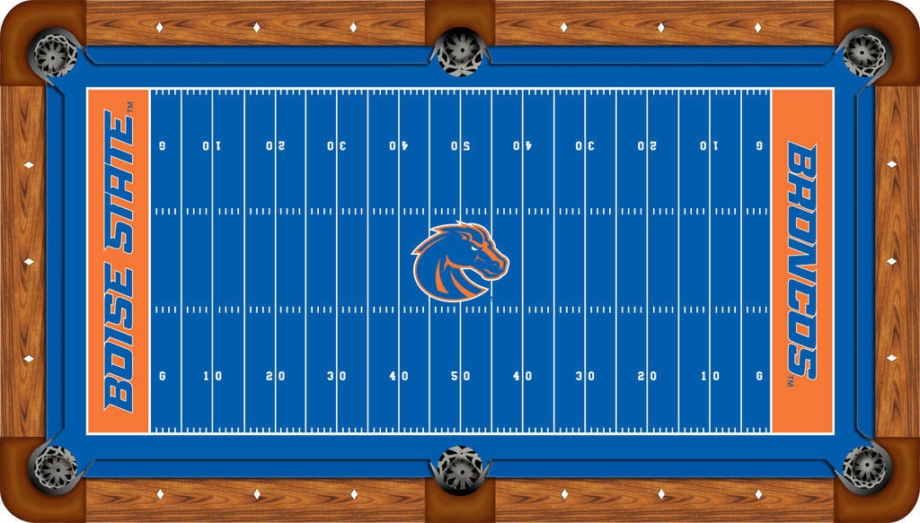 BOISE STATE BILLIARD TABLE FELT - RECREATIONAL GRIDIRON - BSTBTF000N-8R