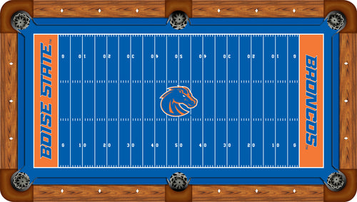 BOISE STATE BILLIARD TABLE FELT - RECREATIONAL GRIDIRON - BSTBTF000N-8R