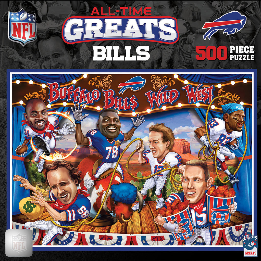 Buffalo Bills Puzzle 500 Piece All-Time Greats - Masterpieces Puzzle Company