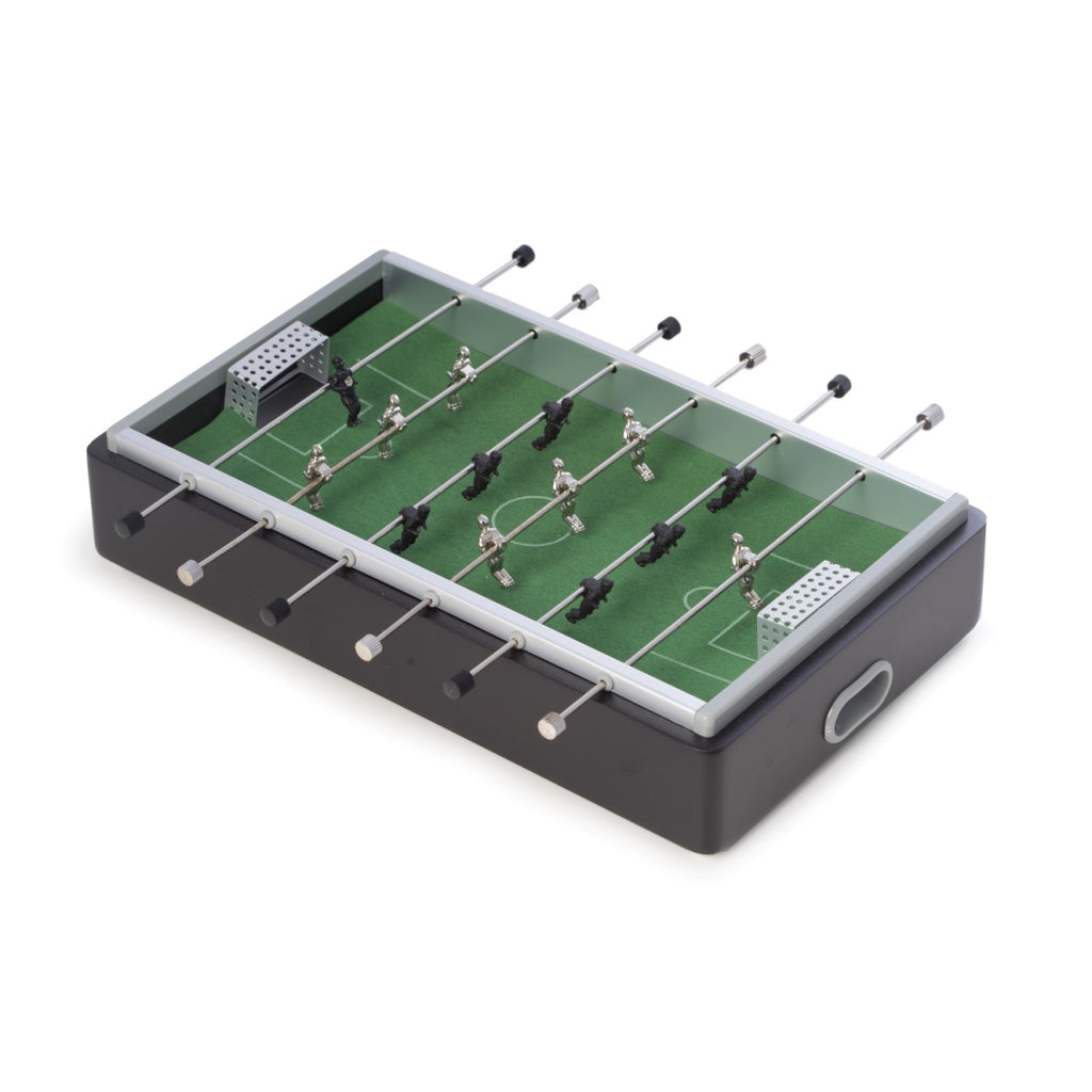 Bey-Berk International G538 Desk Top Aluminum Wood Foosball Game Set  Mahogany