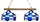 BRIGHAM YOUNG 2-LIGHT EXECUTIVE GAME TABLE LIGHT - BYU-280EXGL