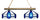 BRIGHAM YOUNG 2-LIGHT GAME TABLE LIGHT - BYU-280GL