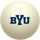 BRIGHAM YOUNG CUE BALL WHITE - BYUBBC200X