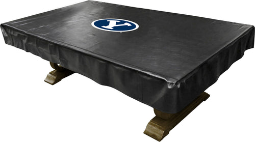 BRIGHAM YOUNG BILLIARD TABLE COVER BLACK - BYUBTC100ST-7