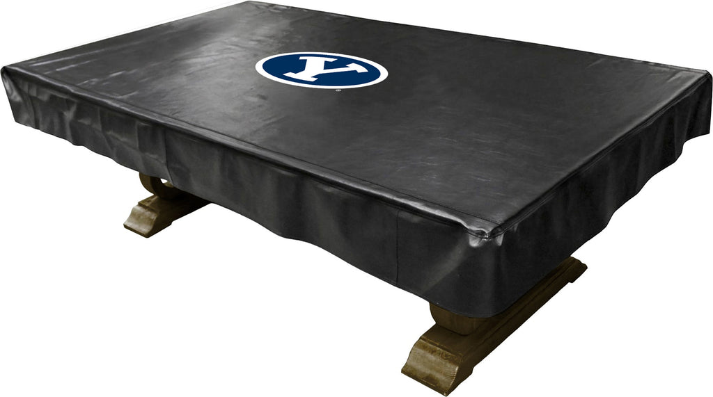 BRIGHAM YOUNG BILLIARD TABLE COVER BLACK - BYUBTC100ST-9