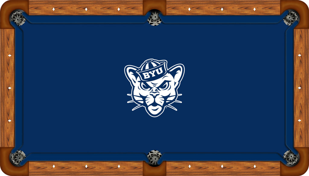 BRIGHAM YOUNG BILLIARD TABLE FELT - RECREATIONAL BLUE - BYUBTF301-8R