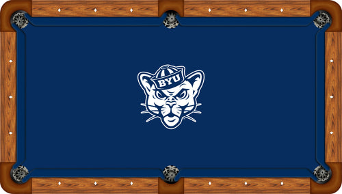 BRIGHAM YOUNG BILLIARD TABLE FELT - RECREATIONAL BLUE - BYUBTF301-8R
