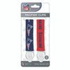 New England Patriots Pacifier Clips 2 Pack - Masterpieces Puzzle Company