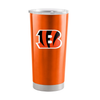 Cincinnati Bengals Travel Tumbler 20oz Stainless Steel - Logo Brands