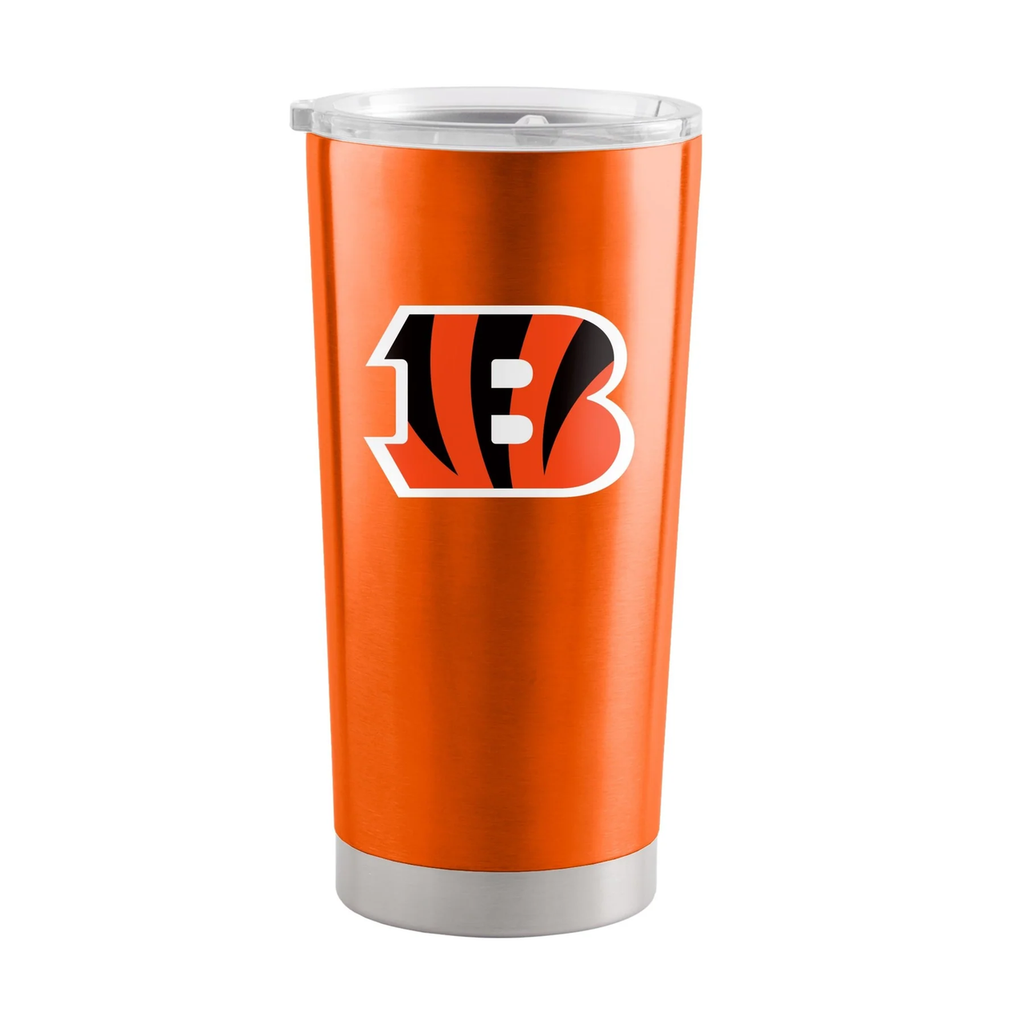 Cincinnati Bengals Travel Tumbler 20oz Stainless Steel - Logo Brands