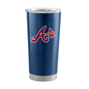 Atlanta Braves Travel Tumbler 20oz Stainless Steel - Logo Brands