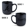 Atlanta Braves Coffee Mug 17oz Matte Black - Wincraft