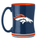 Denver Broncos Coffee Mug 14oz Sculpted Relief Team Color - Logo Brands