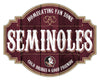 Florida State Seminoles Sign Wood 12 Inch Homegating Tavern - Fan Creations