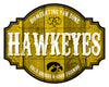 Iowa Hawkeyes Sign Wood 12 Inch Homegating Tavern - Fan Creations
