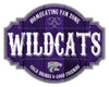 Kansas State Wildcats Sign Wood 12 Inch Homegating Tavern - Fan Creations