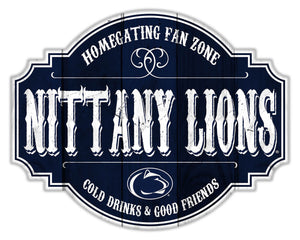 Penn State Nittany Lions Sign Wood 12 Inch Homegating Tavern - Fan Creations
