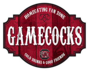 South Carolina Gamecocks Sign Wood 12 Inch Homegating Tavern - Fan Creations