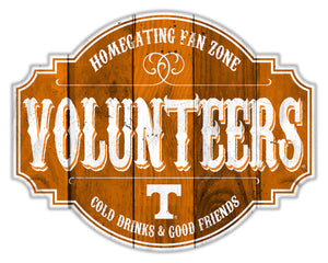Tennessee Volunteers Sign Wood 12 Inch Homegating Tavern - Fan Creations