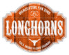 Texas Longhorns Sign Wood 12 Inch Homegating Tavern - Fan Creations