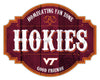 Virginia Tech Hokies Sign Wood 12 Inch Homegating Tavern - Special Order - Fan Creations