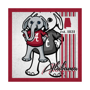 Alabama Crimson Tide Sign Wood 10x10 Album Design - Fan Creations