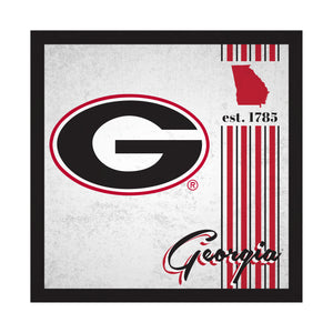 Georgia Bulldogs Sign Wood 10x10 Album Design - Fan Creations